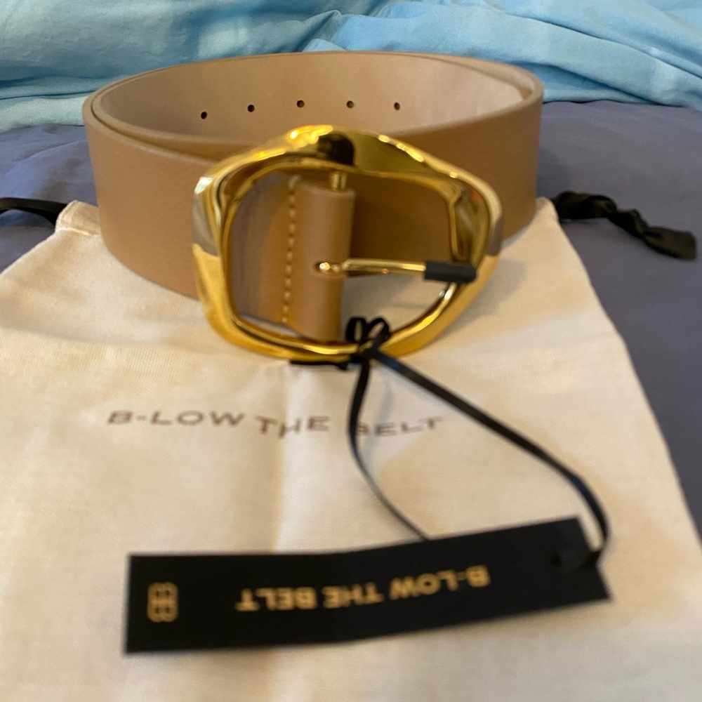 B-Low The Belt Edmond Tan with Gold Buckle